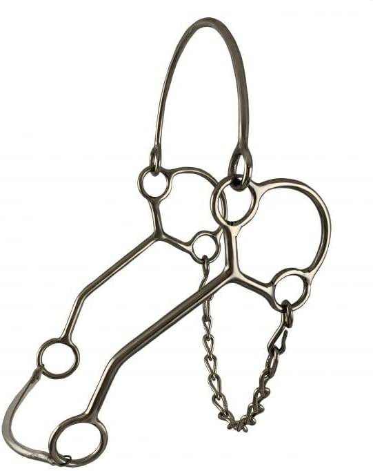 Showman Stainless Steel Hackamore Bit