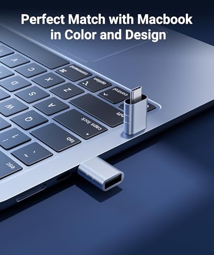 Image of Syntech USB C Male to USB3 Female Adapter Compatible with iPhone 17 Pro Max iMac 2021, iPad Pro 2021, MacBook Pro 2020 / Air 2020 and Other Type C or Thunderbolt 5 /4 Devices Blue, Pack of 2