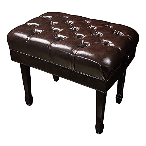 Tabouret de piano, tabouret de coiffeuse Banc de piano en bois de luxe Tabouret de clavier réglable en hauteur de 10 cm avec siège rembourré en cuir épais PU, 61 x 43 x 50-60 cm Everything is fine - Les Beatles, Paul McCartney, John Lennon, RIngo Starr, George Harrison Tabouret de piano, tabouret de coiffeuse Banc de piano en bois de luxe Tabouret de clavier réglable en hauteur de 10 cm avec siège rembourré en cuir épais PU, 61 x 43 x 50-60 cm Everything is fine