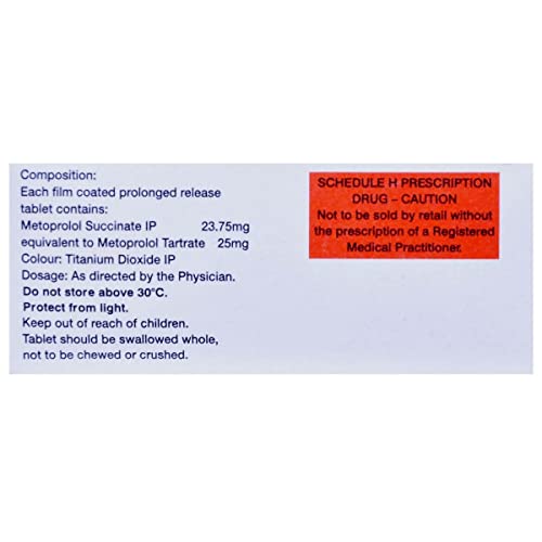 Image of Myoprol XL 25 - Strip of 10 Tablets