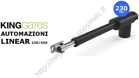 Linear 500230 Ambidextrous irreversible operator for swing gates KING GATES