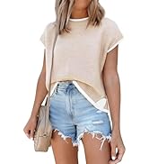 Disamer Sleeveless Sweater Vest Tops Spring Fashion 2026 Trendy School Teacher Outfits Striped Su...