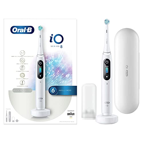Oral-B iO 9 brosse à dents premium Braun iOM8.1A1.1BD design blanc albâtre