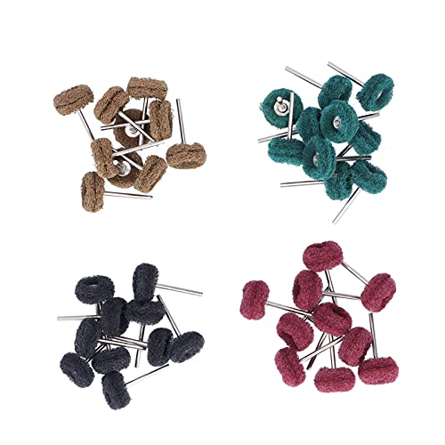 40 Peças Mini Conjunto de Polimento para Ferramenta Rotativa Acessórios de Roda Abrasiva para Alisam