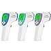 qwert Digital-Infrarot-Thermometer-Thermometer Baby, Kinder- Und Erwachsenen-Körpertemperatur Dreifarbige Hintergrundbeleuchtungstemperatur-Pistole,Blau