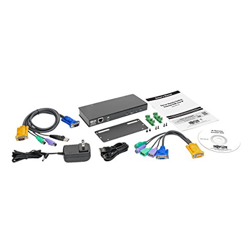 Image of Tripp Lite IP Remote Access Unit for KVM Switches & Servers, IP Access for Switches & Servers with No Built-in IP Functionality, 1080p @ 60 Hz, 3-Year Warranty (B051-000)