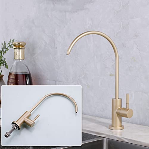 Grifo Filtro de Agua Blanca Grifo Solo Frío Grifo de ósmosis inversa para Fregadero
