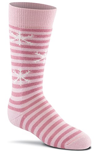FoxRiver Kids & Baby Snow Day-2-Pk Skiing Socks, Over-The-Calf, Bubble Gum Asst
