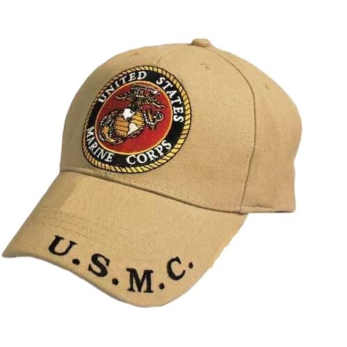 Gorra baseball Marine Corps color caqui talla única