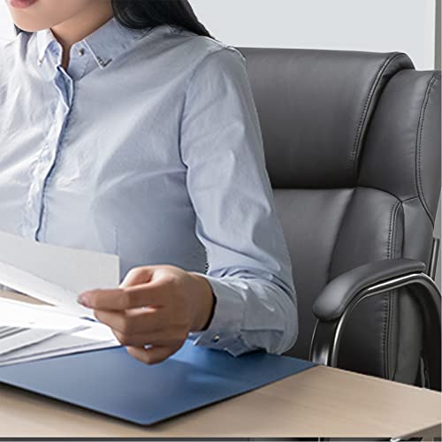 Clatina Leather Executive Desk Chair Side Reception Guest Chair With Padded Arm Rest For Office Meeting Conference And Waiting Room Black 2 Pack #TOP6