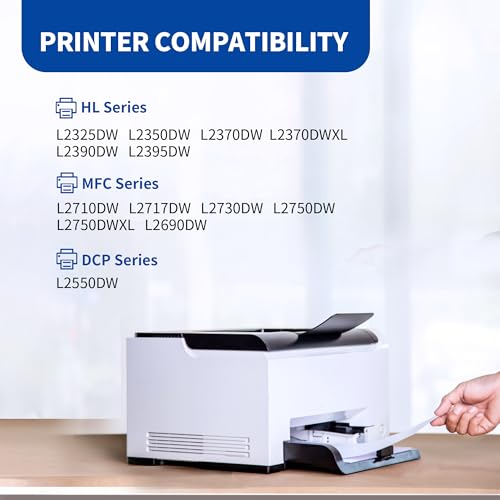 TN760 Toner for Brother Printer Compatible with Brother TN760 TN 730 Toner TN-730/TN-760 to Compatible with MFC-L2750DW HL-L2370DW MFC-L2710DW HL-L2350DW DCP-L2550DW HL-L2390DW... - Image 2