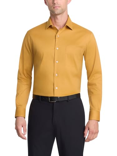 Image of Van Heusen Men's Dress Shirt Fitted Everyday Defense Stretch