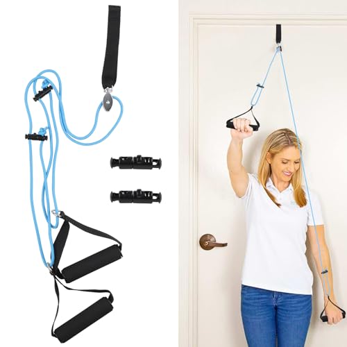 CYUaoao Schulter Physiotherapie Seilzug Schultertrainer Pulley einfach Montag Schulter Trainer Shulter Pulley für Training Ideal für Physiotherapie Schulterübungen und Muskelaufbau., 12.99 €