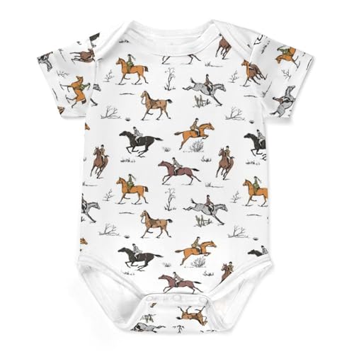 Cute Baby Onesie, Short Sleeve Infant Stuff Shower Gifts for Boys & Girls