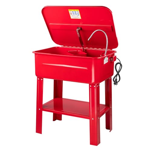 DEMA Teilewaschgerät 80 L – Teilereiniger, Teilereinigungsgerät, Teilewascher – inkl. Pumpe, Set/Paket – robust, effizient, langlebig – für Werkstatt, Garage, KFZ, Industrie