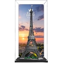 Acrylic Display Case for Lego 10307 Eiffel Tower, Paris Set Box only Back Spray A