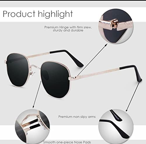 Image of Fashionable Oval Style Cool Sunglasses for Men, Women, Girls and Boys | Branded and Stylish | Polarized and 100% UV Protected