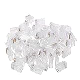 Bestol Wholesale 100pcs RJ48 RJ-48 Modular Plug Stranded 10P10C Round Cable Connector