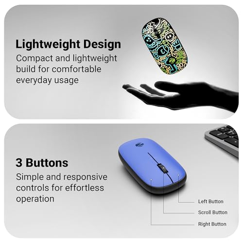 Image of Zebronics Fusion Wireless Mouse, 1200 DPI, Magnetic Swappable Shells, 3 Buttons, USB Nano Receiver, Lightweight, Power Saving Mode, High Precision