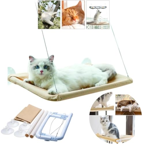 CAMINHA PET suspensa DE JANELA PARA GATOS CAMA com ventosas silicone rede tecido sacada cat DIVERTID