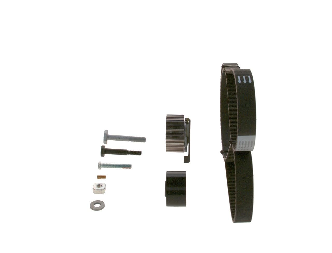 BOSCH Kit cinghia di distribuzione 1 987 946 676 N° denti: 199 24mm 1599mm Compatibilità con FIAT Ducato Van 250, 290 Ducato Camion pianale/Telaio 250, 290, OPEL ZAFIRA B A05, ALFA ROMEO GIULIETTA