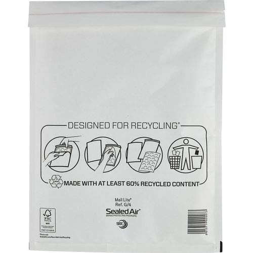 100 Mail Lite MailLite Padded Envelopes Bags G/4 G4 240x330mm