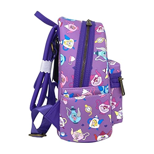 Loungefly Exclusive Alice in Wonderland Tea Pots Double Strap Shoulder Bag3