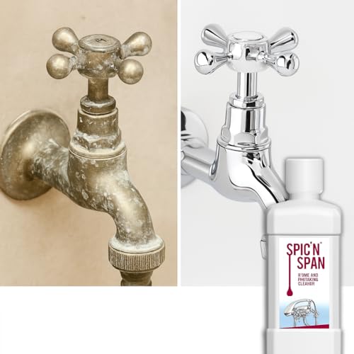 Image of Modicare Spic 'n' Span Tile Cleaner Non-Acidic Spray for Bathroom Wall Floor Tiles Hard Water stain remover 250ml