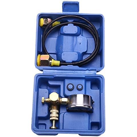 Camisin Pressure Gauges Kit Nitrogen Gas Charging Hydraulic Breaker Hammer Device Measurement Accessories Cover