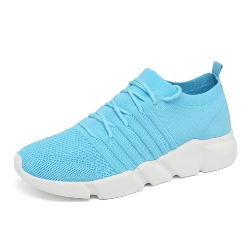 Image of GSLMOLN Mens Womens Fashion Sneakers Unisex Slip on Ultra-Sock Knit Soft Sole Breathable Lightweight Casual Walking Shoes