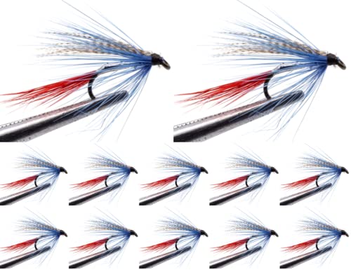 YZD 完成品フライ クレイゴードン バイオレット レッド 【12個】 12