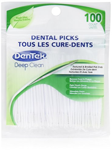 DenTek Deep Clean Dental Picks, Fresh Mint, 100ct ( Pack of 3 )