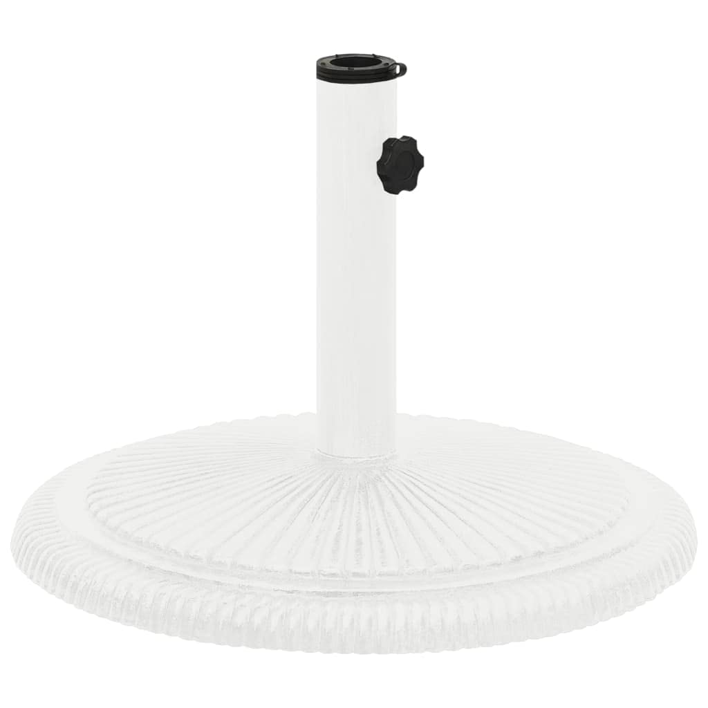 vidaXL 23.9lb Round Umbrella Base for Outdoor, Deck, Patio Parasol Base for 1.4