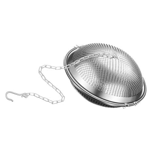 HOODANCOS Colador de Especias de Acero Inoxidable 8 CM Infusor de Té y Filtro para Sopa Multifuncional Cesta para Condimentos Cocina y Preparación de Guisos