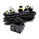 iJDMTOY High/Low Relay Wire Harness Compatible with Original H4 Dual-Beam to Separated 9005/9006 Hi/Lo Beams