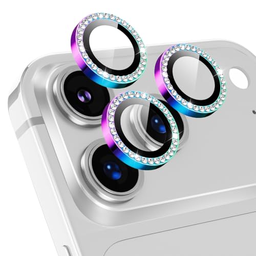 Podick �J�����J�o�[ iPhone 17 Pro/17 Pro Max�p �J�����ی� �L���L�� ��Phone 17 Pro/17 Pro Max �Ή� �����Y�J�o�[ �S�ʕی� 9H�����K���X �A���~���� �ϏՌ� �L�Y�h�~ �����ߗ� ������� �I�o�I�[