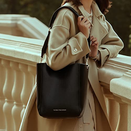 VICTORIA HYDE Fashion Bucket Bags, Women Leather Handbags, Large Shoulder Bag2