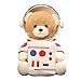 Huijieyuan Spazio Astronauta Bambola Giocattolo Peluche Farcito Peluche Astronauta Cuscino Schienale Cuscino Giocattolo, Forma Carina Collezione Farcito Astronauta Orso Bambola Unica Regali Innovativi