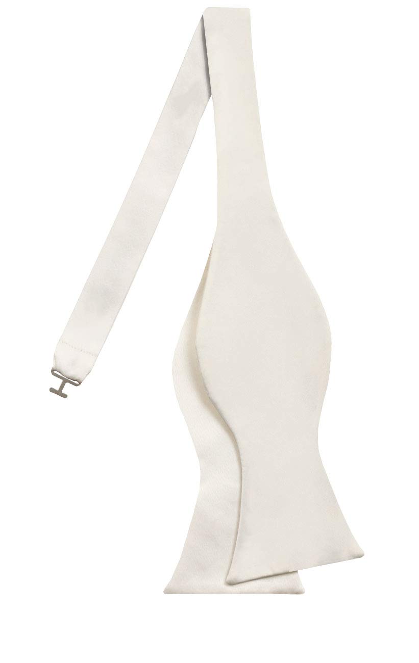 Dobell Mens Ivory Bow Tie Self-Tie