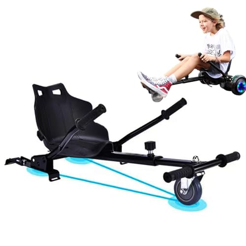 Asiento De Kart Para Hover Board,Asiento De Kart Hoverboard - Fijación De Asiento Para Scooter Autoequilibrado | Accesorios De Kart Fácil De Montar, Adecuado Para Modelos De Coches De Equilibrio De