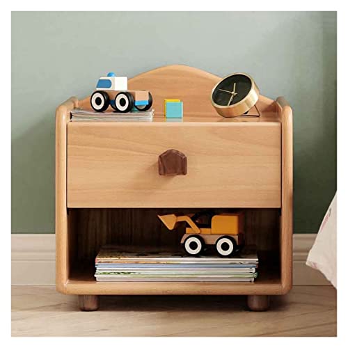 DTACBNEUZ Mesilla de Noche Mesita de Noche de Madera for el hogar, pequeño gabinete de Almacenamiento for cabecera de Cama, Dormitorio pequeño, gabinete de Almacenamiento for niños Mesilla de Noche