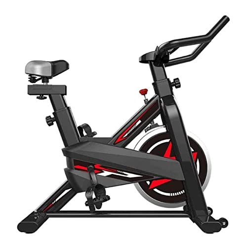 Image of Indoor Cycling Stationary Bike Exercise Bike for Home Cardio Gym Belt Drive Workout Bike with Comfortable Seat Cushion LCD Monitor