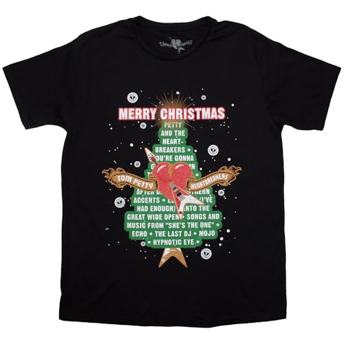 Tom Petty And The Heartbreakers Merry Christmas T Shirt Size L