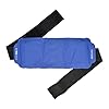 kwmobile Compresa de gel frío y caliente – Almohadilla ajustable reutilizable – Cinturón para calentar en microondas y enfriar en congelador – Azul