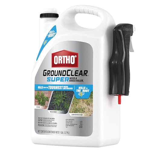 Image of Ortho GroundClear Super Weed & Grass Killer1 with Trigger Sprayer - Ready-To-Use, Kills the Toughest Weeds and Grasses to the Root, 1 gal.