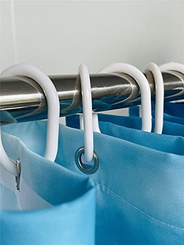 Beach Shower Curtain Summer Ocean Theme Tropical Hawaiian Blue Sea Waves Sunset Seaside Landscape Scenery Print Pattern Bathroom Curtain Set With 12 Hooks 72 X 72 Inch Waterproof Fabric Bath Decor #TOP3