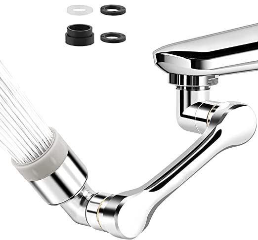 WENGTY 1080° Swivel Faucet Aerator Rotatable Multi-Functional Extension Faucet, Faucet Extender for Taps, Tap Extender for Kitchen Sink with 2 Modes Splash Extension Faucet Filter (B0C6KCMMKF) Amazon Price History, Amazon Price Tracker