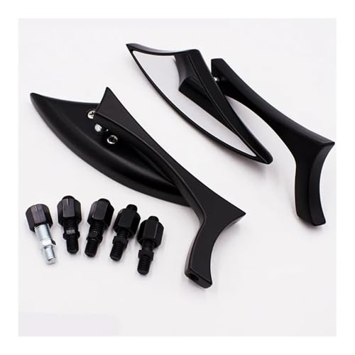 Espejos retrovisores para motocicleta universales M8 M10 para eliminar puntos ciegos en moto