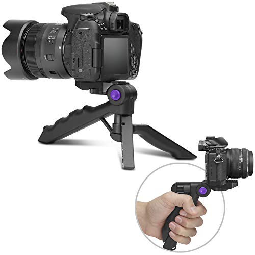 Altura Photo Mini Tripod Tabletop Stand w/Soft Pistol Grip for DSLR, Audio Recorder