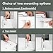 Soft Close Toilet Seat, Fit Elongated and Oval Toilets, Quick Release Hinges for Easy Clean, Two Mounting Options for Easy Installing, Heavy Duty, Never Loosen, White